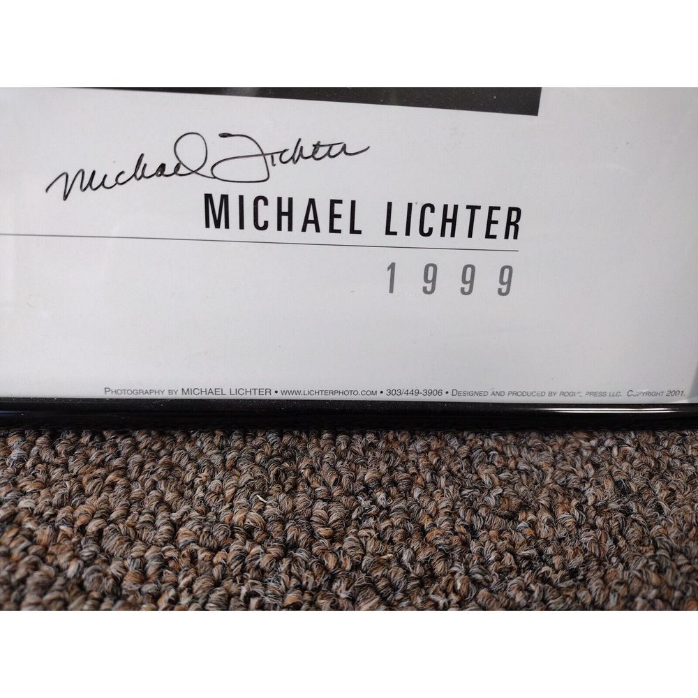 Michael Lichter 1999 "Harley Back Piece"  Poster Print Harley Davidson SIGNED - Picture 5 of 13